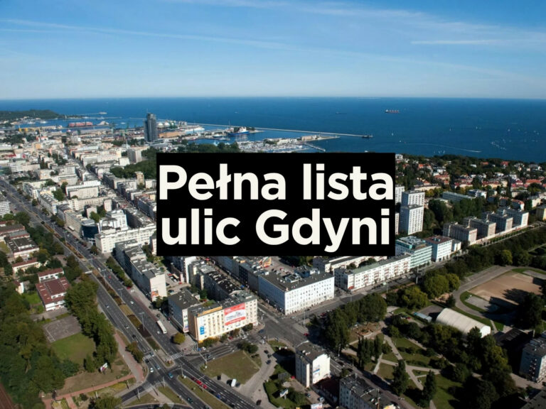 Lista ulic Gdyni