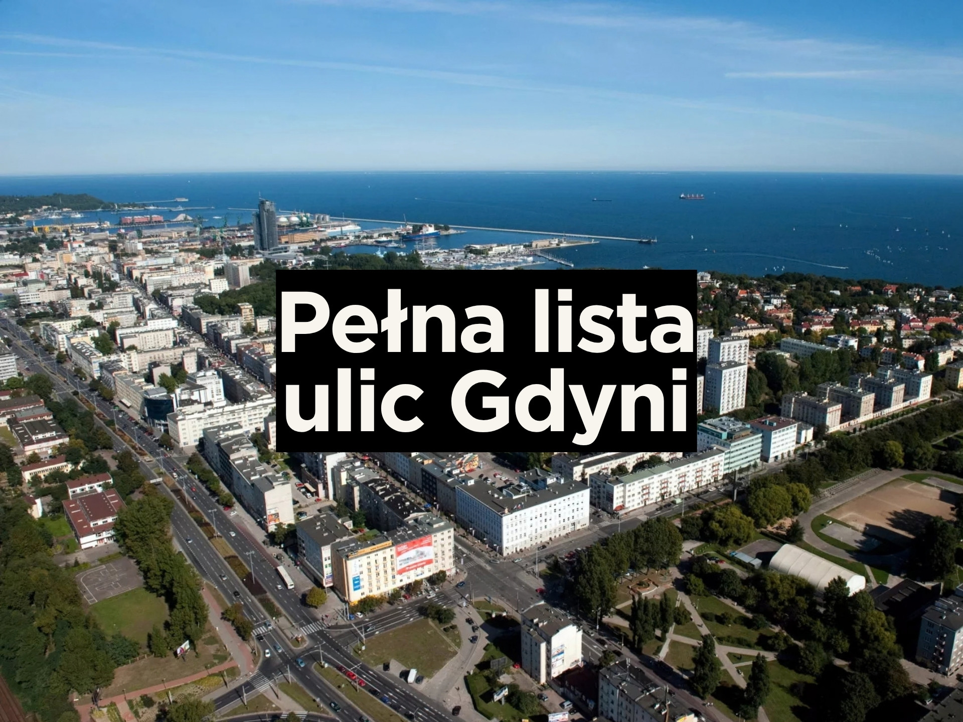 Lista ulic Gdyni