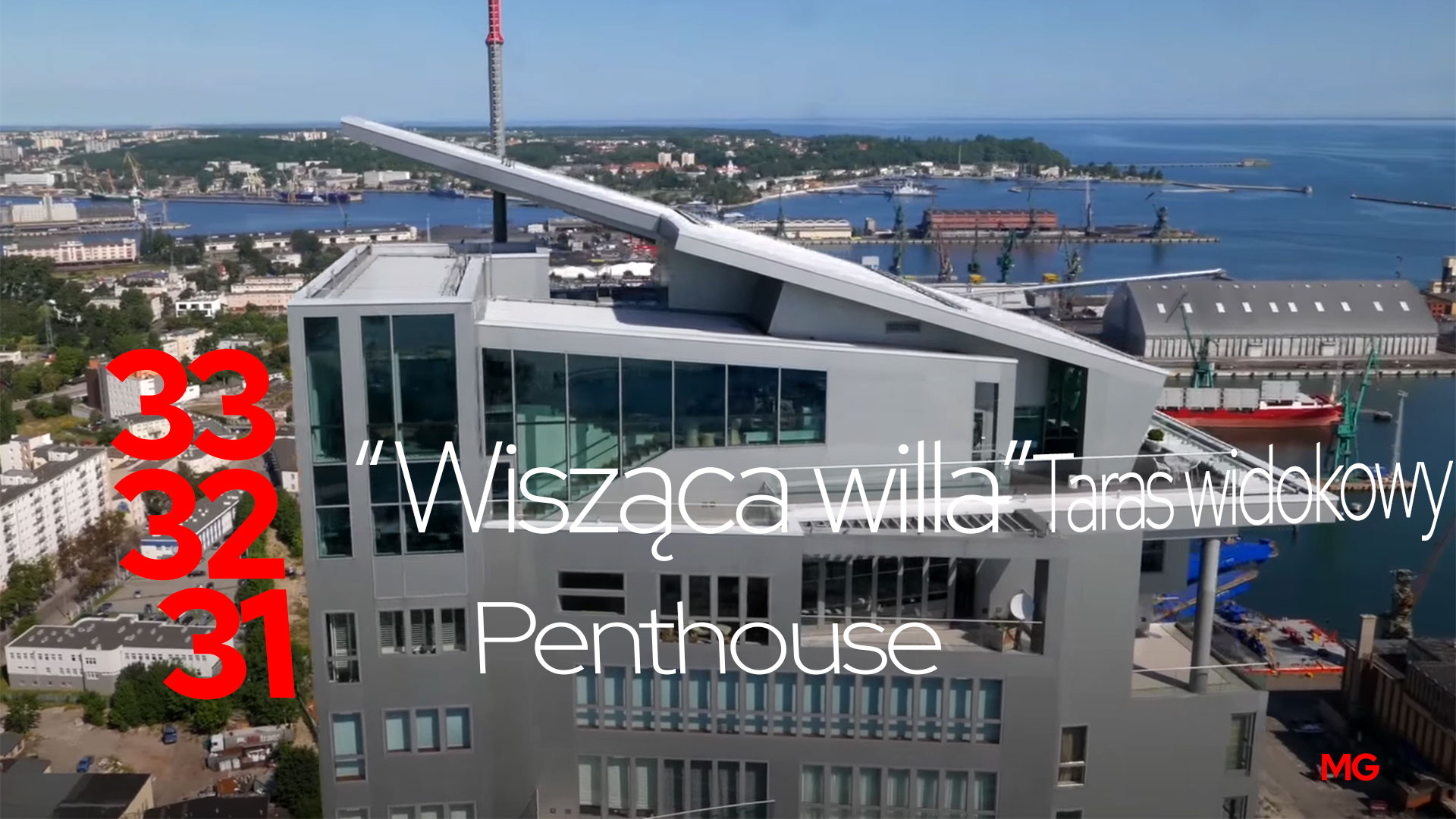 Ile pięter ma Sea Towers Gdynia. Penthouse.